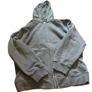 Carhartt Men’s Rain Defender Gray Full Zip Sweatshirt Size Large